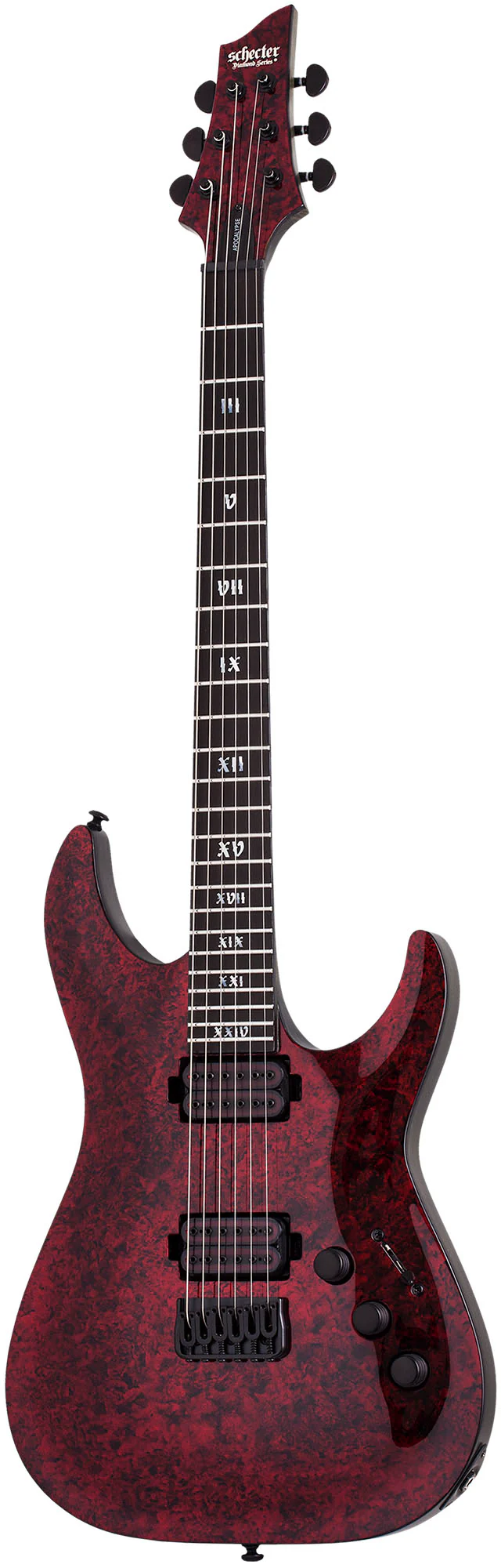 SCHECTER C-1 APOCALYPSE RR GUITARRA ELECTRICA RED REIGN
