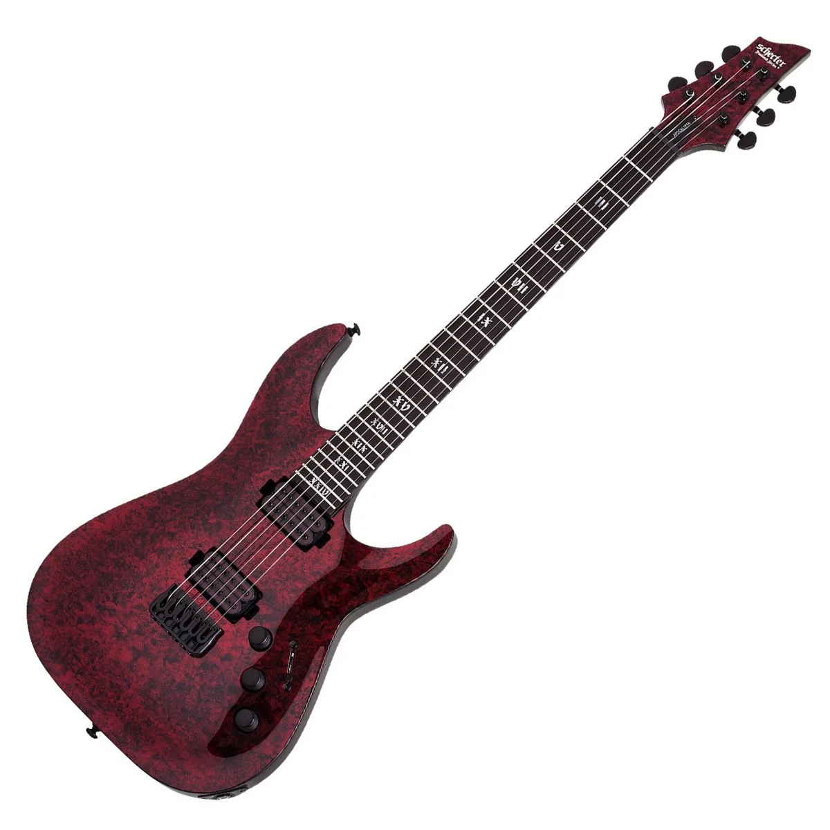 SCHECTER C-1 APOCALYPSE RR GUITARRA ELECTRICA RED REIGN - Image 11