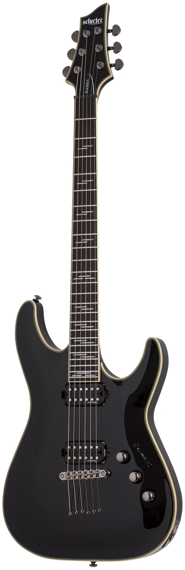 SCHECTER C-1 BLACKJACK GBLK GUITARRA ELECTRICA GLOSS BLACK