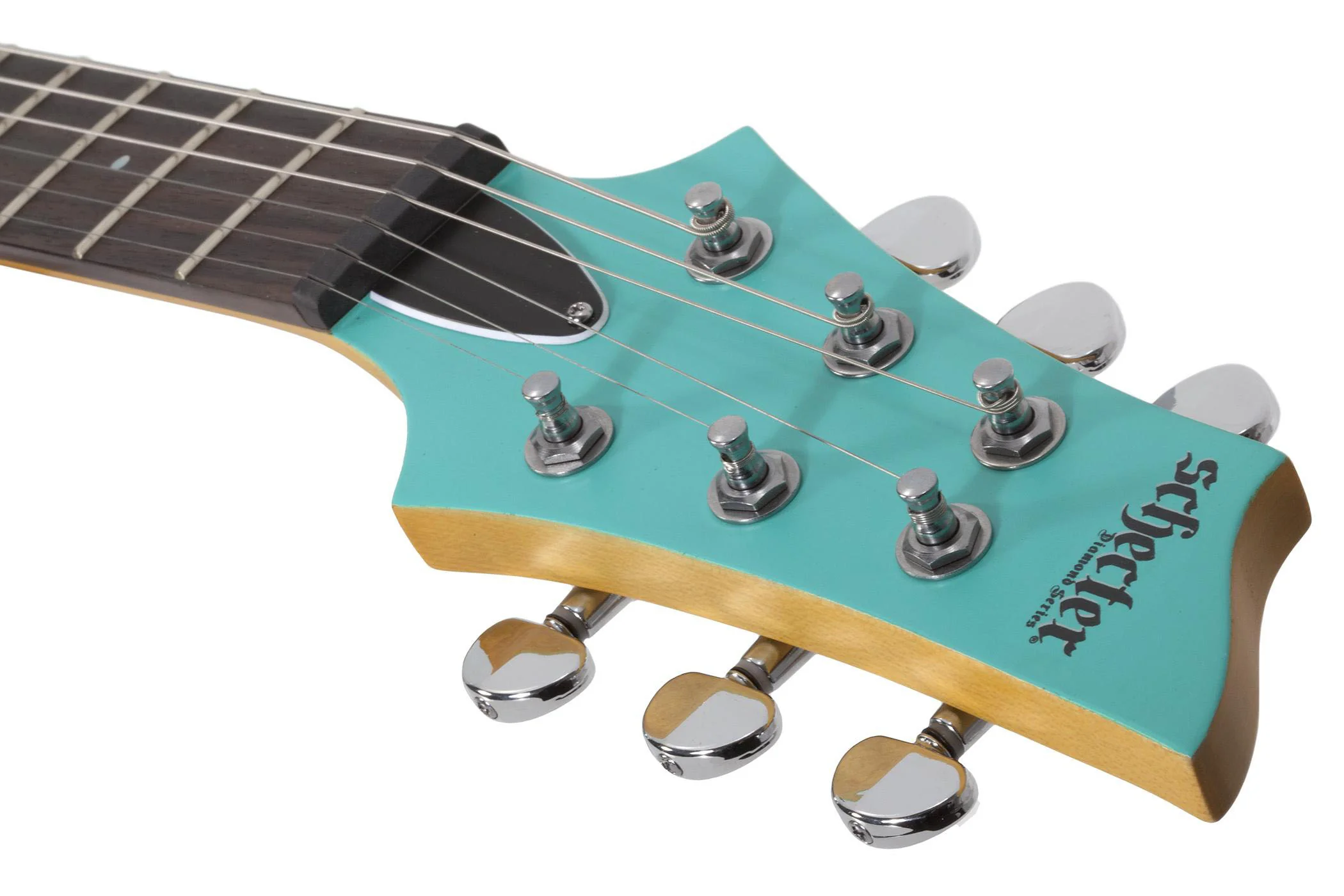SCHECTER C-6 DELUXE SAQUA GUITARRA ELECTRICA SATIN AQUA - Image 10