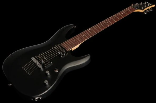 SCHECTER C-6 DELUXE SBK GUITARRA ELECTRICA SATIN BLACK - Image 22