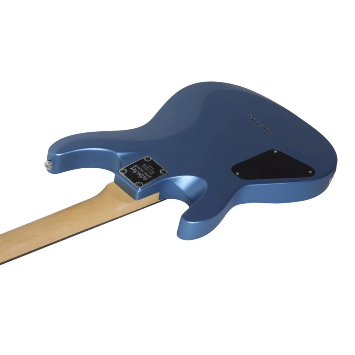 SCHECTER C-6 DELUXE SMLB GUITARRA ELECTRICA SATIN METALLIC LIGHT BLUE - Image 5
