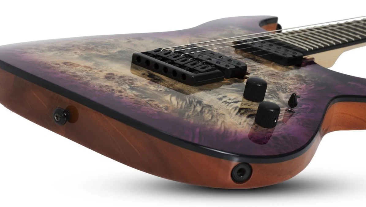 SCHECTER C-6 PRO ARB GUITARRA ELECTRICA AURORA BURST - Image 6