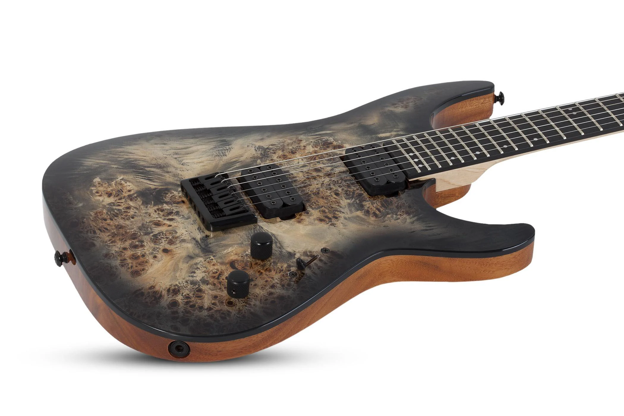 SCHECTER C-6 PRO CB GUITARRA ELECTRICA CHARCOAL BURST - Image 2