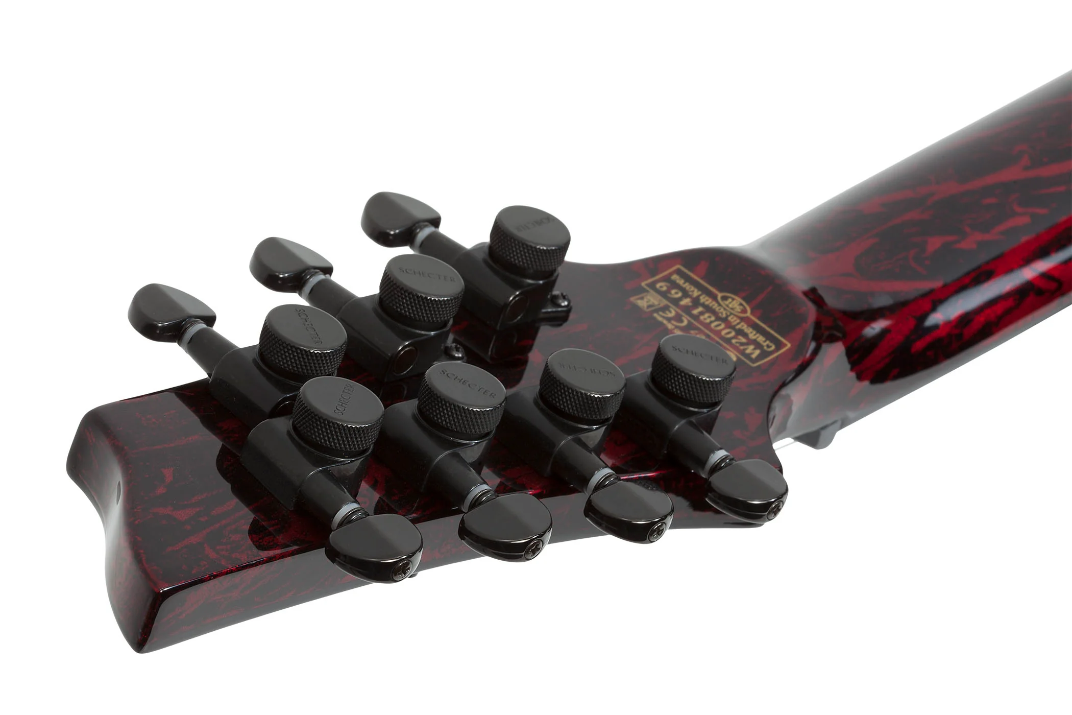 SCHECTER C-7 MULTISCALE SILVER MOUNTAIN BM GUITARRA ELECTRICA 7 CUERDAS BLOOD MOON - Image 11