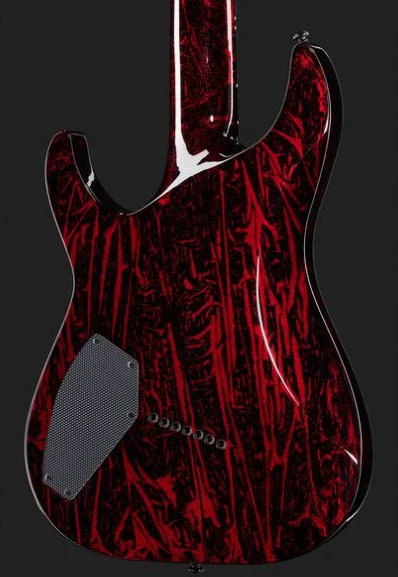 SCHECTER C-7 MULTISCALE SILVER MOUNTAIN BM GUITARRA ELECTRICA 7 CUERDAS BLOOD MOON - Image 16