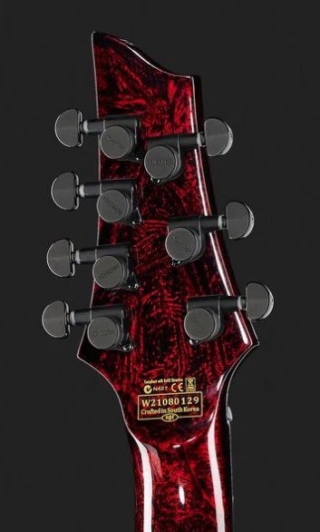 SCHECTER C-7 MULTISCALE SILVER MOUNTAIN BM GUITARRA ELECTRICA 7 CUERDAS BLOOD MOON - Image 18