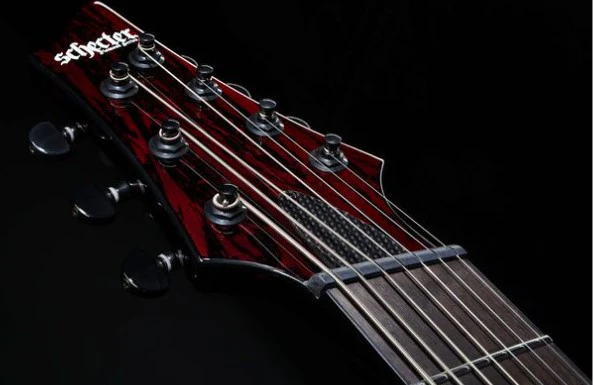 SCHECTER C-7 MULTISCALE SILVER MOUNTAIN BM GUITARRA ELECTRICA 7 CUERDAS BLOOD MOON - Image 26
