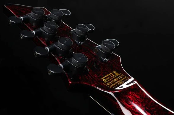 SCHECTER C-7 MULTISCALE SILVER MOUNTAIN BM GUITARRA ELECTRICA 7 CUERDAS BLOOD MOON - Image 27