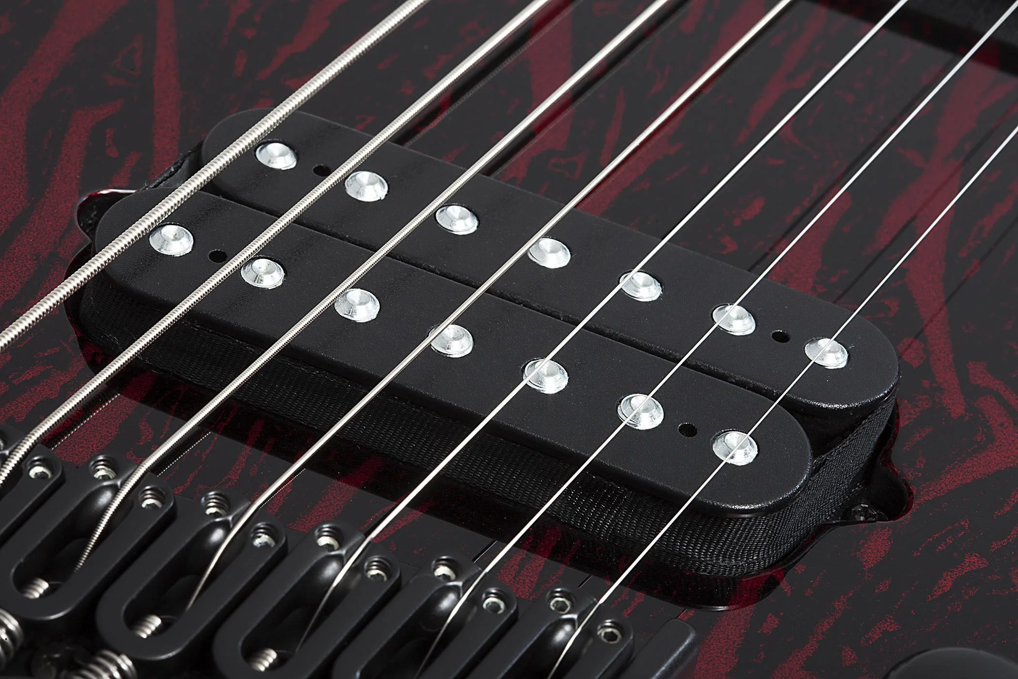 SCHECTER C-7 MULTISCALE SILVER MOUNTAIN BM GUITARRA ELECTRICA 7 CUERDAS BLOOD MOON - Image 6