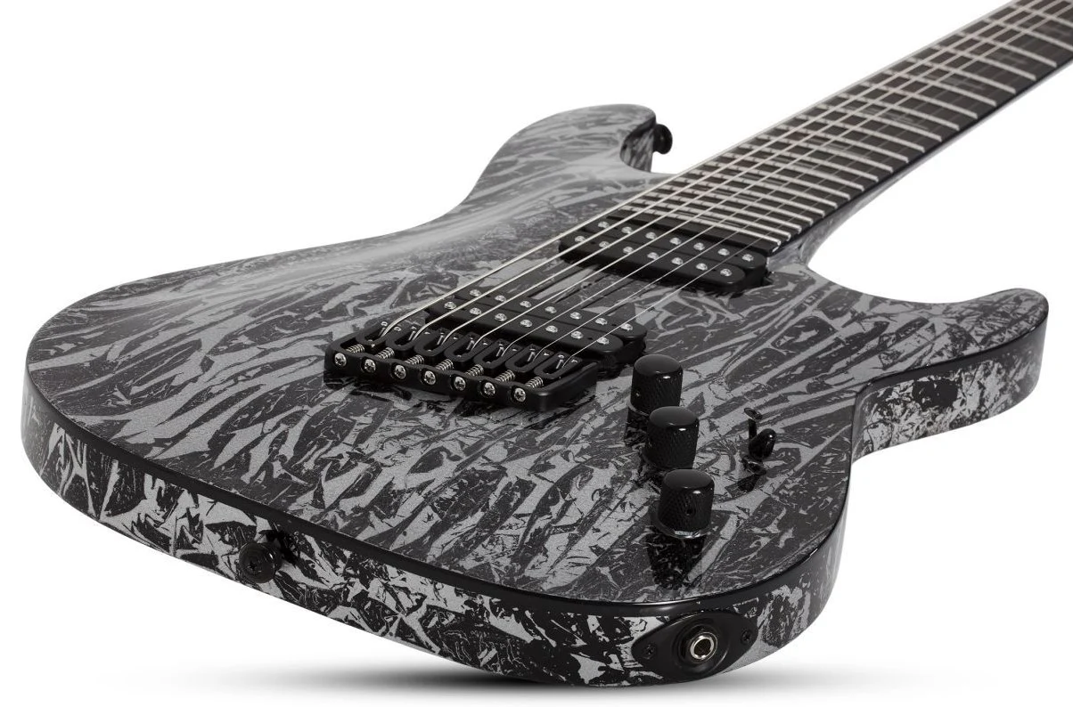 SCHECTER C-7 MULTISCALE SILVER MOUNTAIN GUITARRA ELECTRICA 7 CUERDAS SILVER MOUNTAIN - Image 3