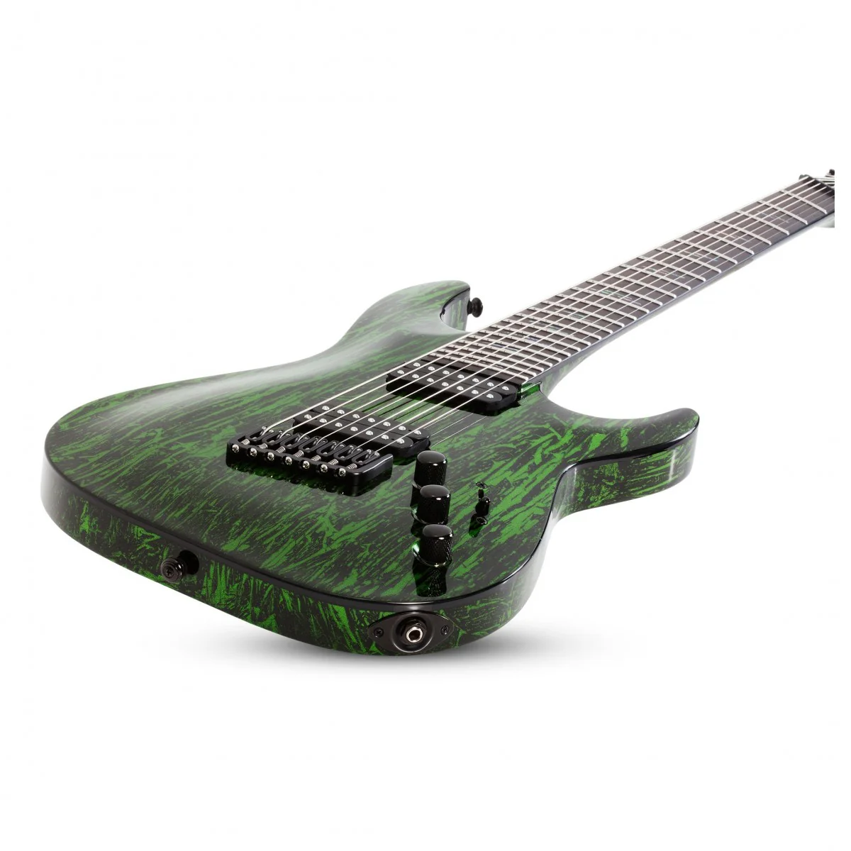 SCHECTER C-7 MULTISCALE SILVER MOUNTAIN TV GUITARRA ELECTRICA TOXIC VENOM - Image 3