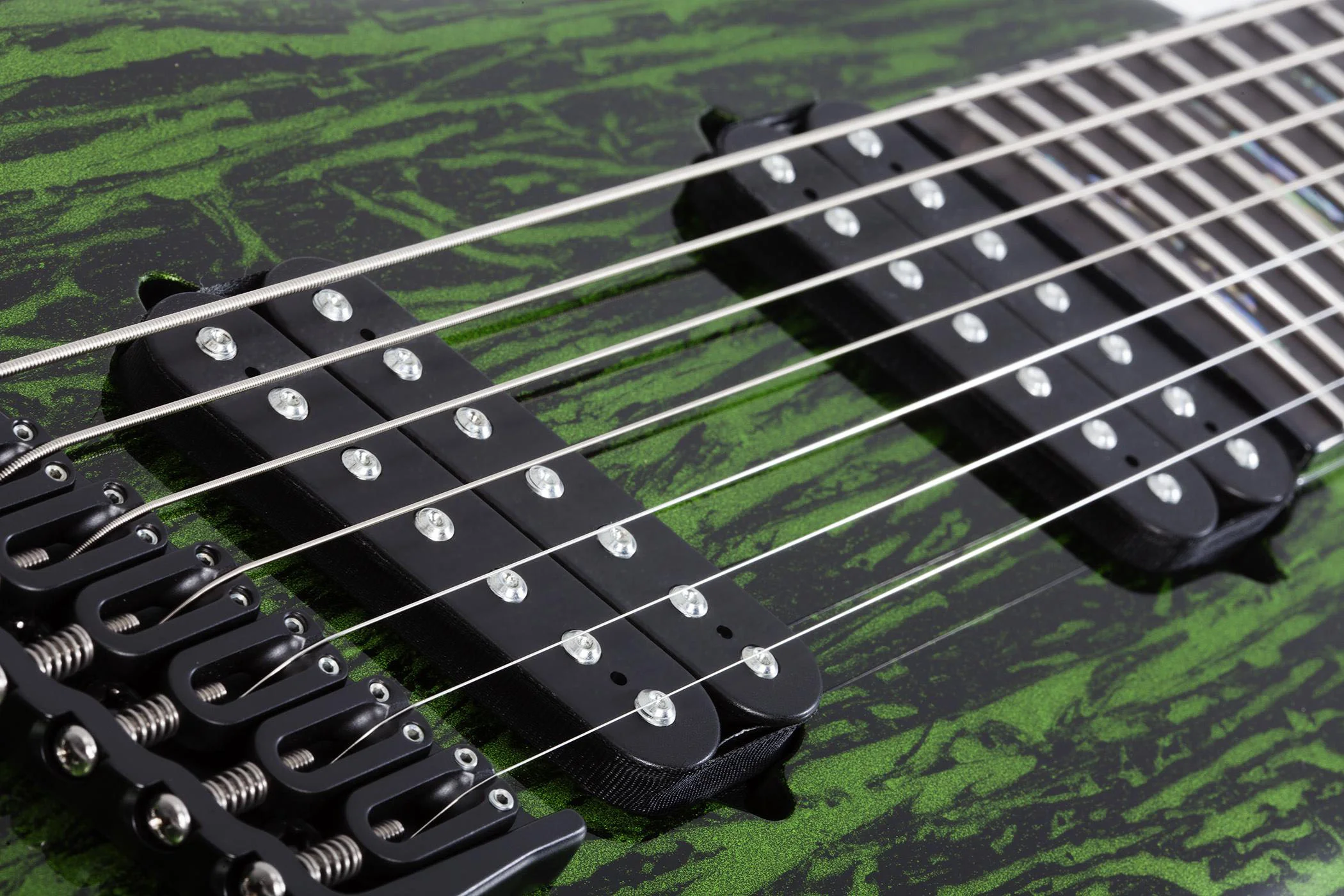 SCHECTER C-7 MULTISCALE SILVER MOUNTAIN TV GUITARRA ELECTRICA TOXIC VENOM - Image 5