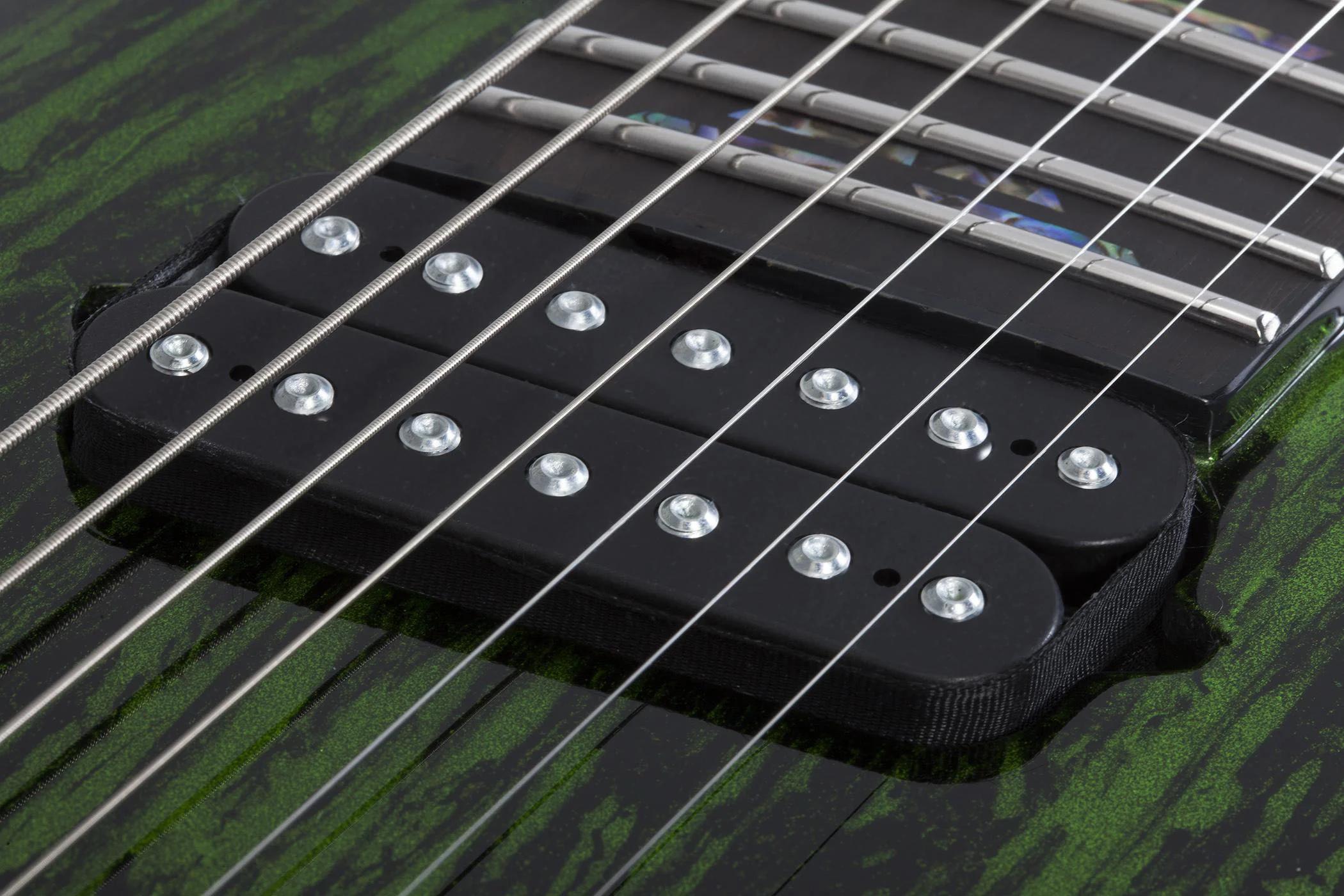 SCHECTER C-7 MULTISCALE SILVER MOUNTAIN TV GUITARRA ELECTRICA TOXIC VENOM - Image 7