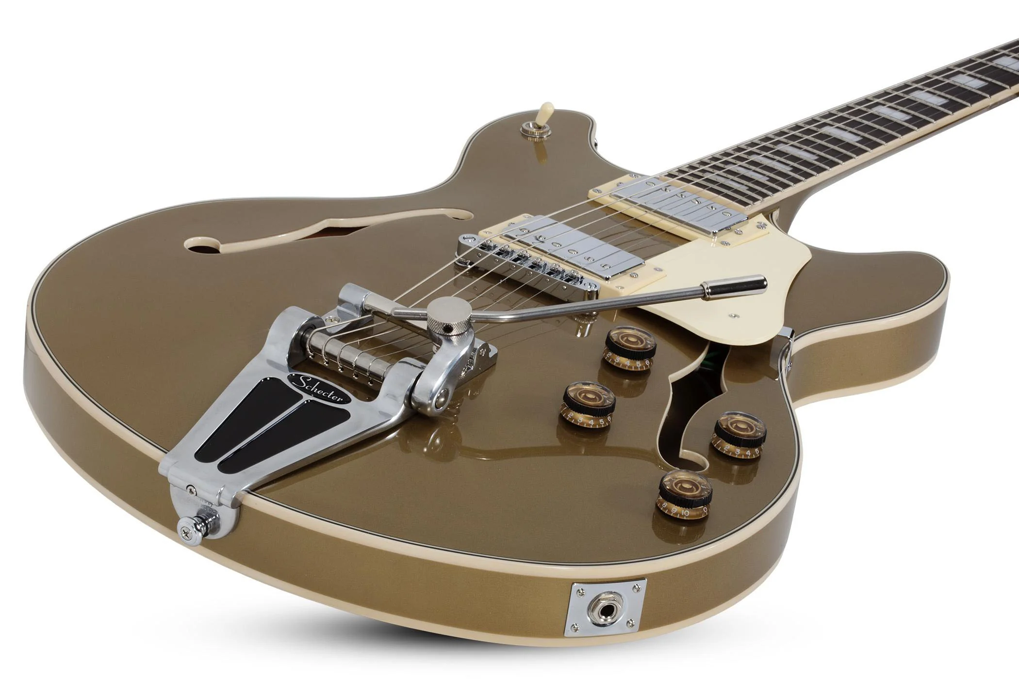 SCHECTER CORSAIR 2020 GT GUITARRA ELECTRICA GOLD TOP - Image 3