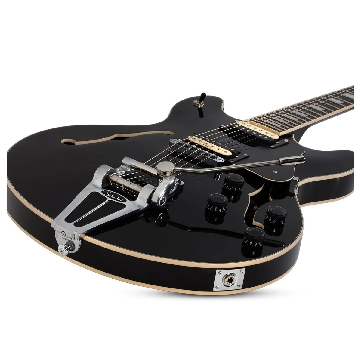 SCHECTER CORSAIR GBLK GUITARRA ELECTRICA GLOSS BLACK - Image 3