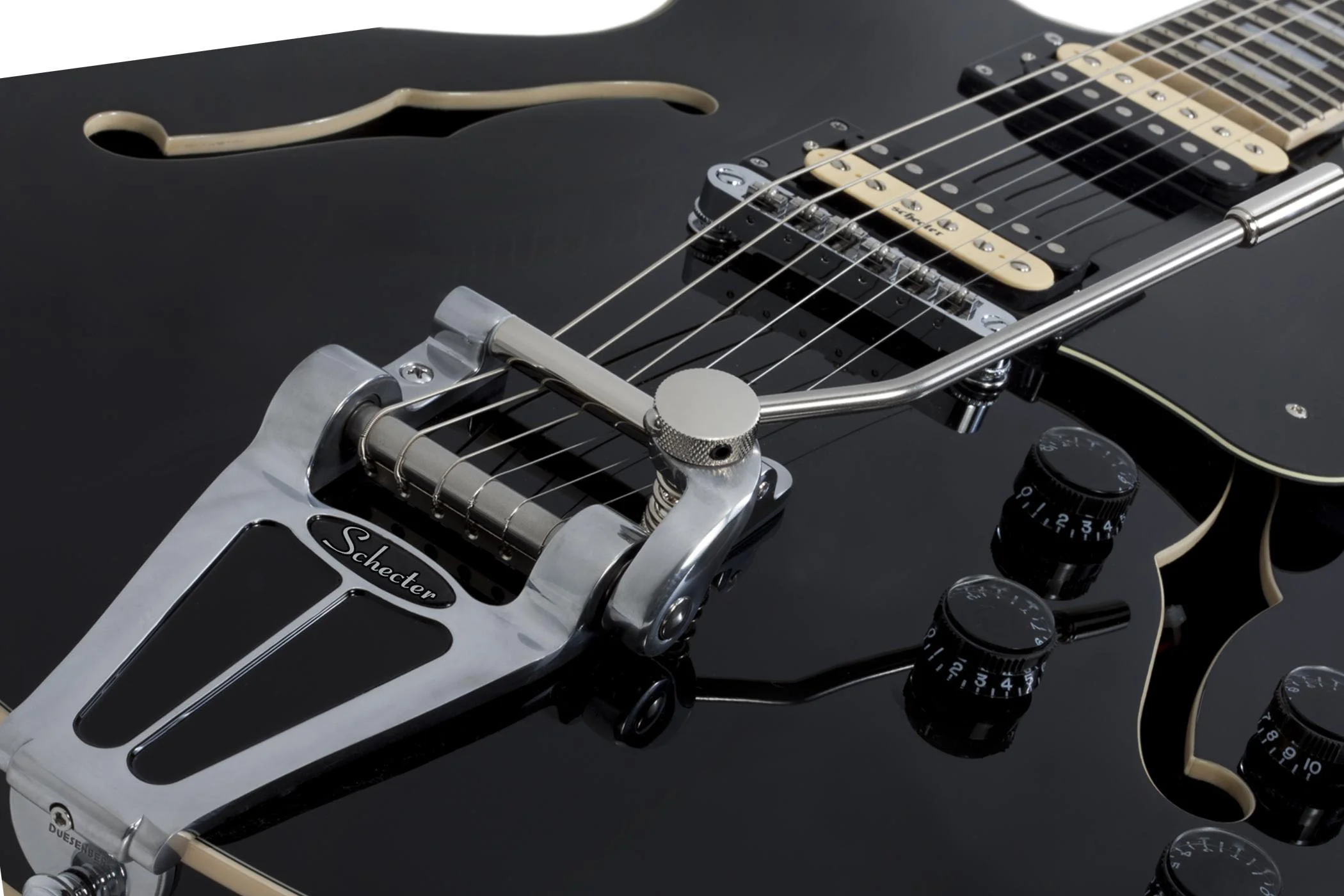 SCHECTER CORSAIR GBLK GUITARRA ELECTRICA GLOSS BLACK - Image 5