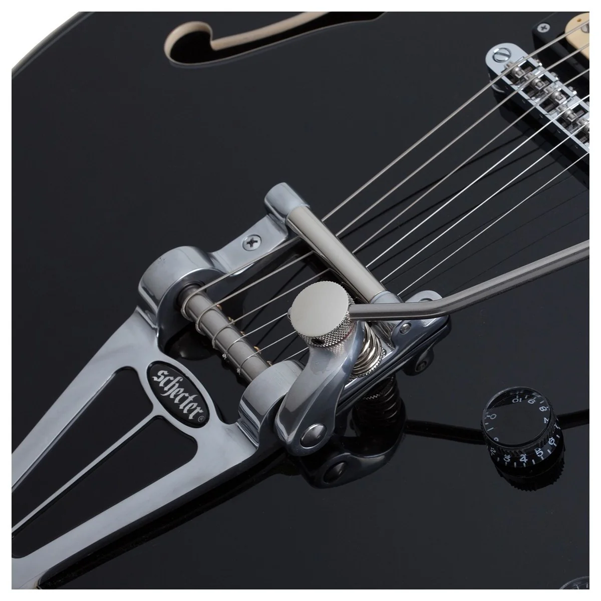 SCHECTER CORSAIR GBLK GUITARRA ELECTRICA GLOSS BLACK - Image 6