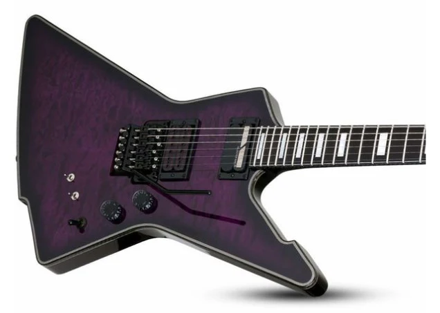 SCHECTER E-1 FR-S TPB GUITARRA ELECTRICA TRANSPARENT PURPLE BURST - Image 4