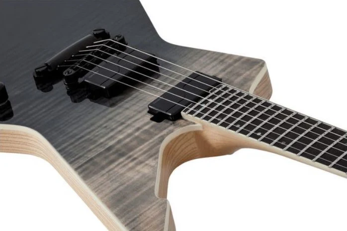 SCHECTER E-1 SLS ELITE BFB GUITARRA ELECTRICA BLACK FADE BURST - Image 6