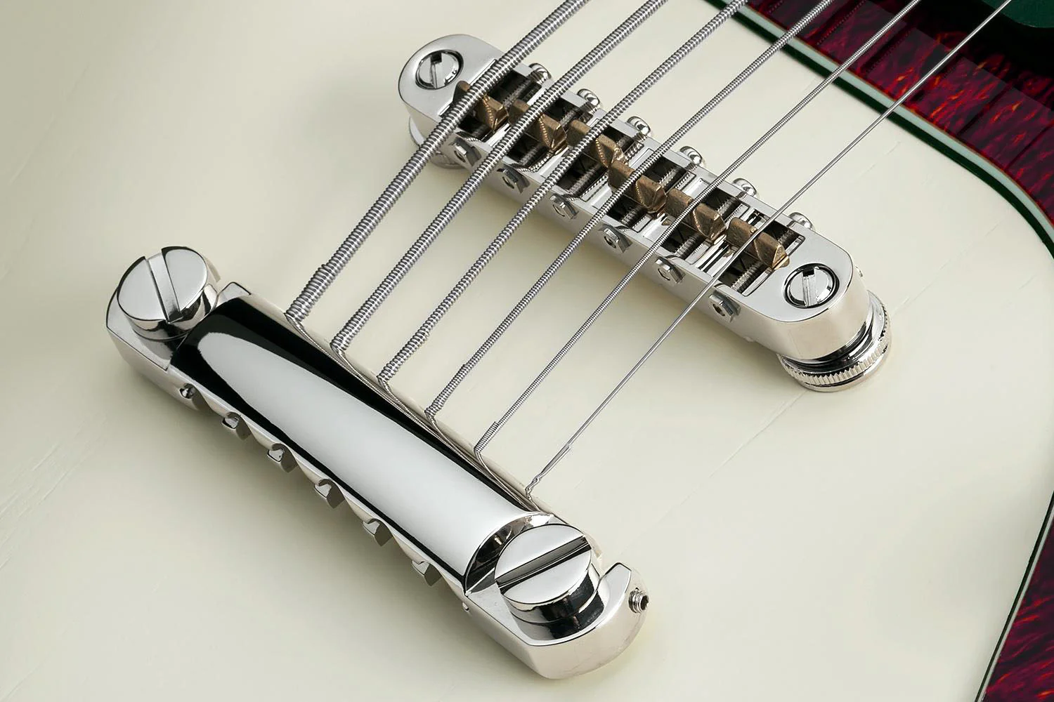 SCHECTER HELLCAT VI IVYP GUITARRA ELECTRICA IVORY PEARL - Image 4