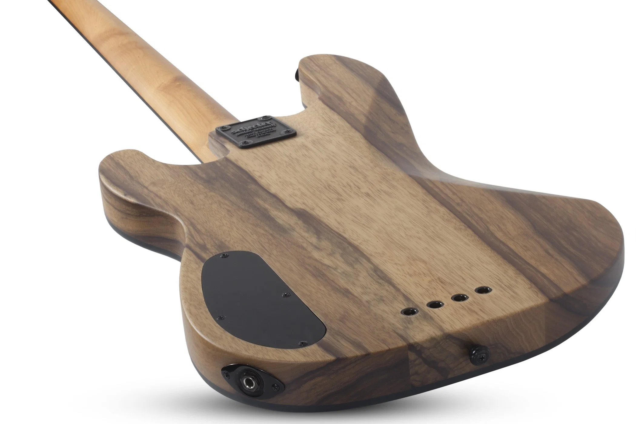 SCHECTER MODEL-T 4 EXOTIC BLACK LIMBA BAJO ELECTRICO NATURAL SATIN - Image 4