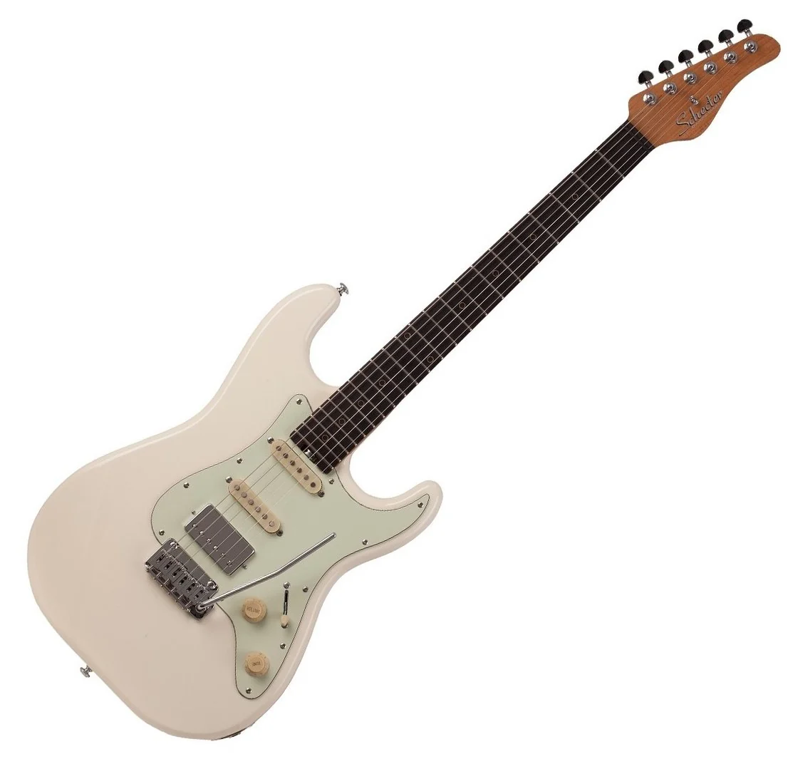 SCHECTER NICK JOHNSTON TRADITIONAL HSS GUITARRA ELECTRICA ATOMIC SNOW. - Image 18