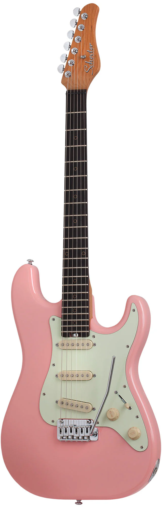 SCHECTER NICK JOHNSTON TRADITIONAL SSS GUITARRA ELECTRICA ATOMIC CORAL