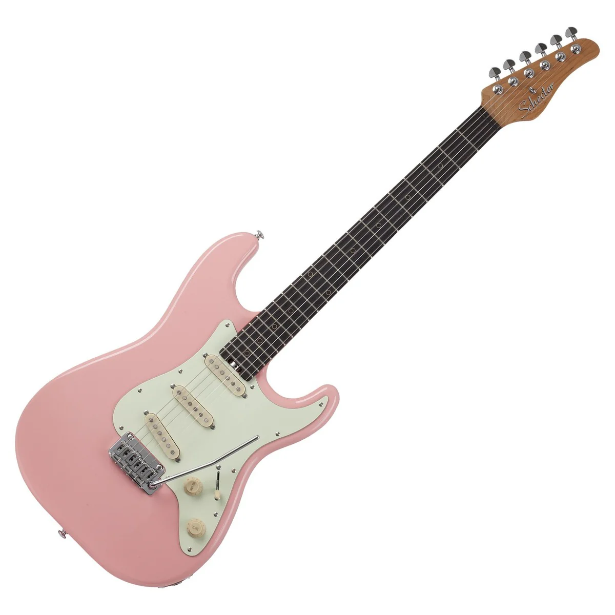 SCHECTER NICK JOHNSTON TRADITIONAL SSS GUITARRA ELECTRICA ATOMIC CORAL - Image 20