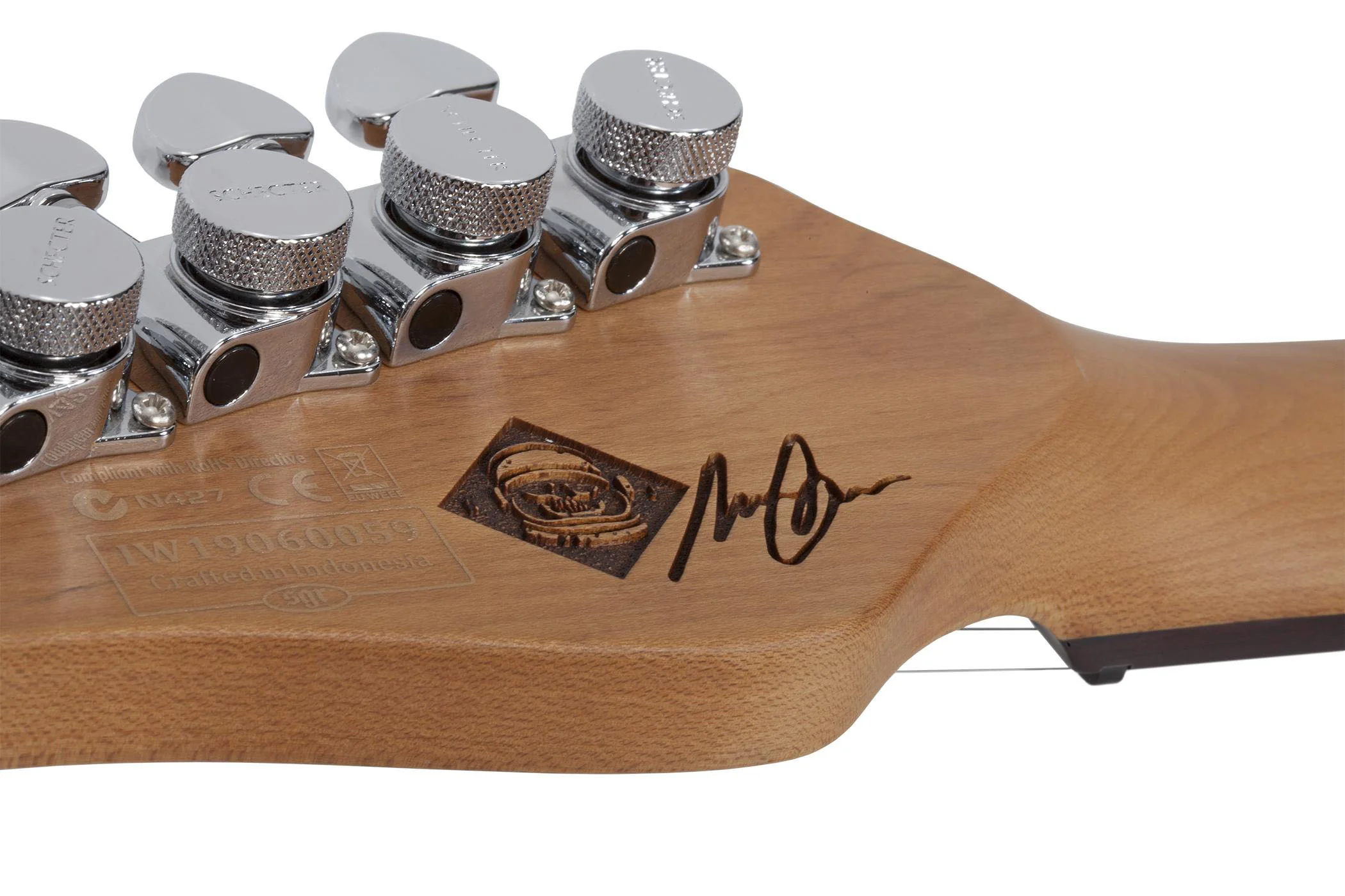 SCHECTER NICK JOHNSTON TRADITIONAL SSS GUITARRA ELECTRICA ATOMIC FROST - Image 16
