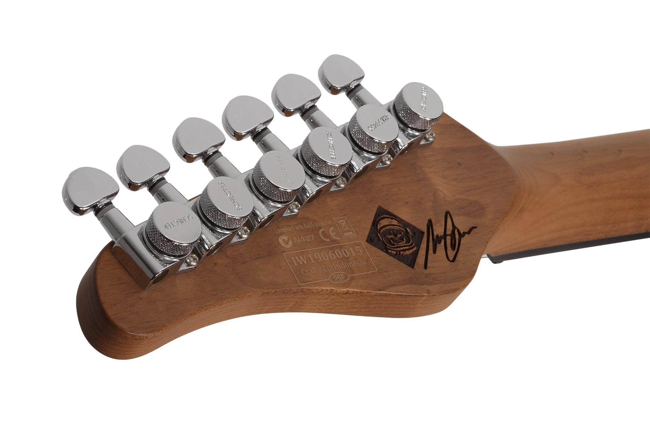 SCHECTER NICK JOHNSTON TRADITIONAL SSS GUITARRA ELECTRICA ATOMIC SNOW - Image 10