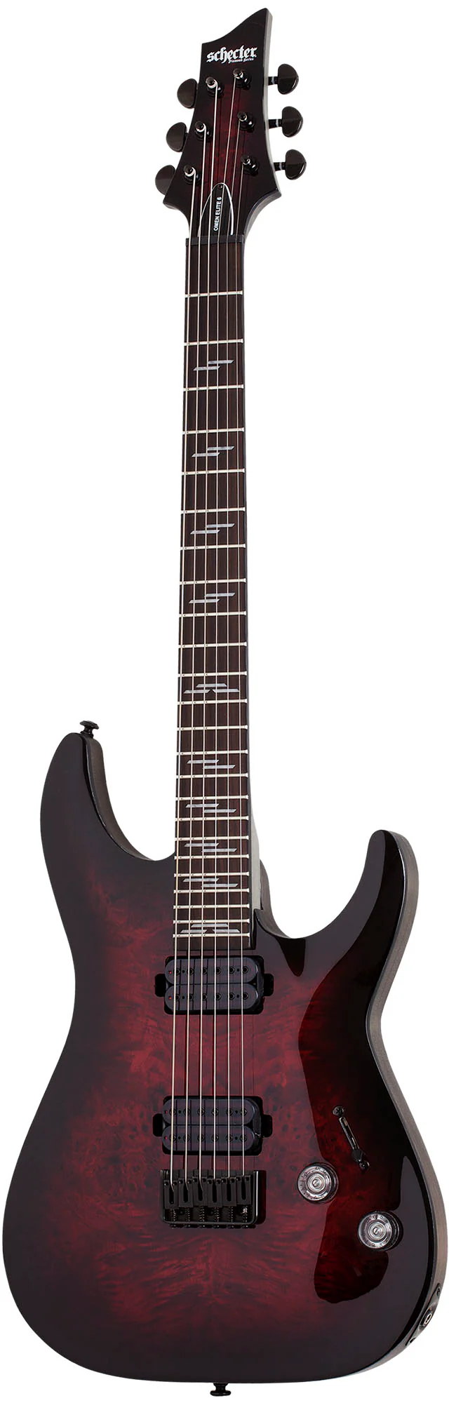 SCHECTER OMEN ELITE 6 BCHB GUITARRA ELECTRICA BLACK CHERRY BURST