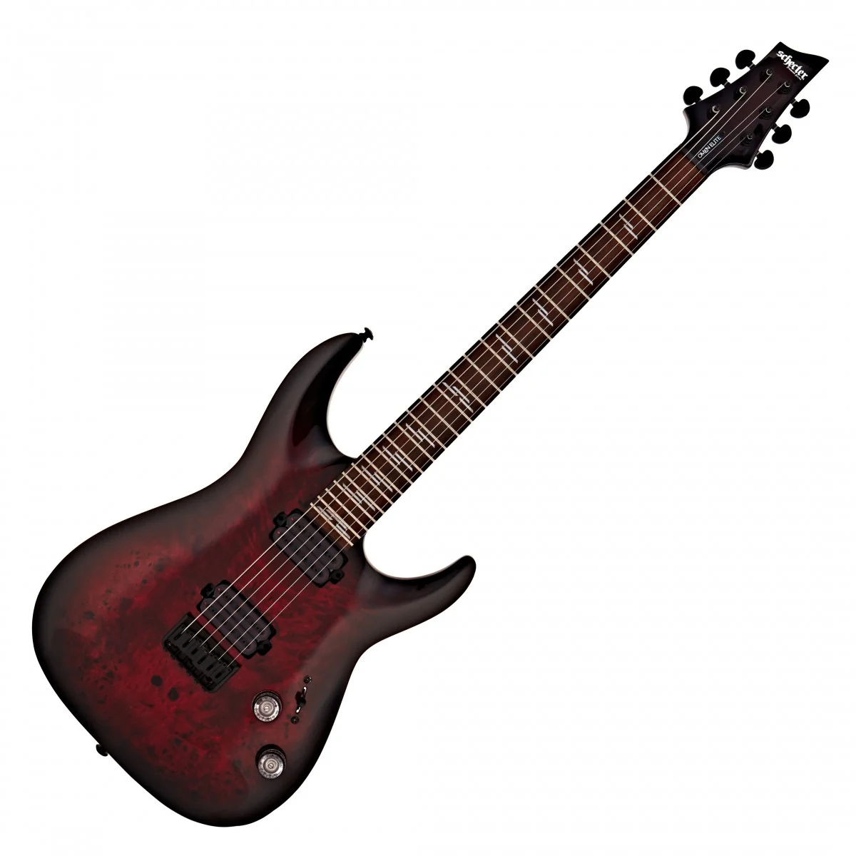 SCHECTER OMEN ELITE 6 BCHB GUITARRA ELECTRICA BLACK CHERRY BURST - Image 14