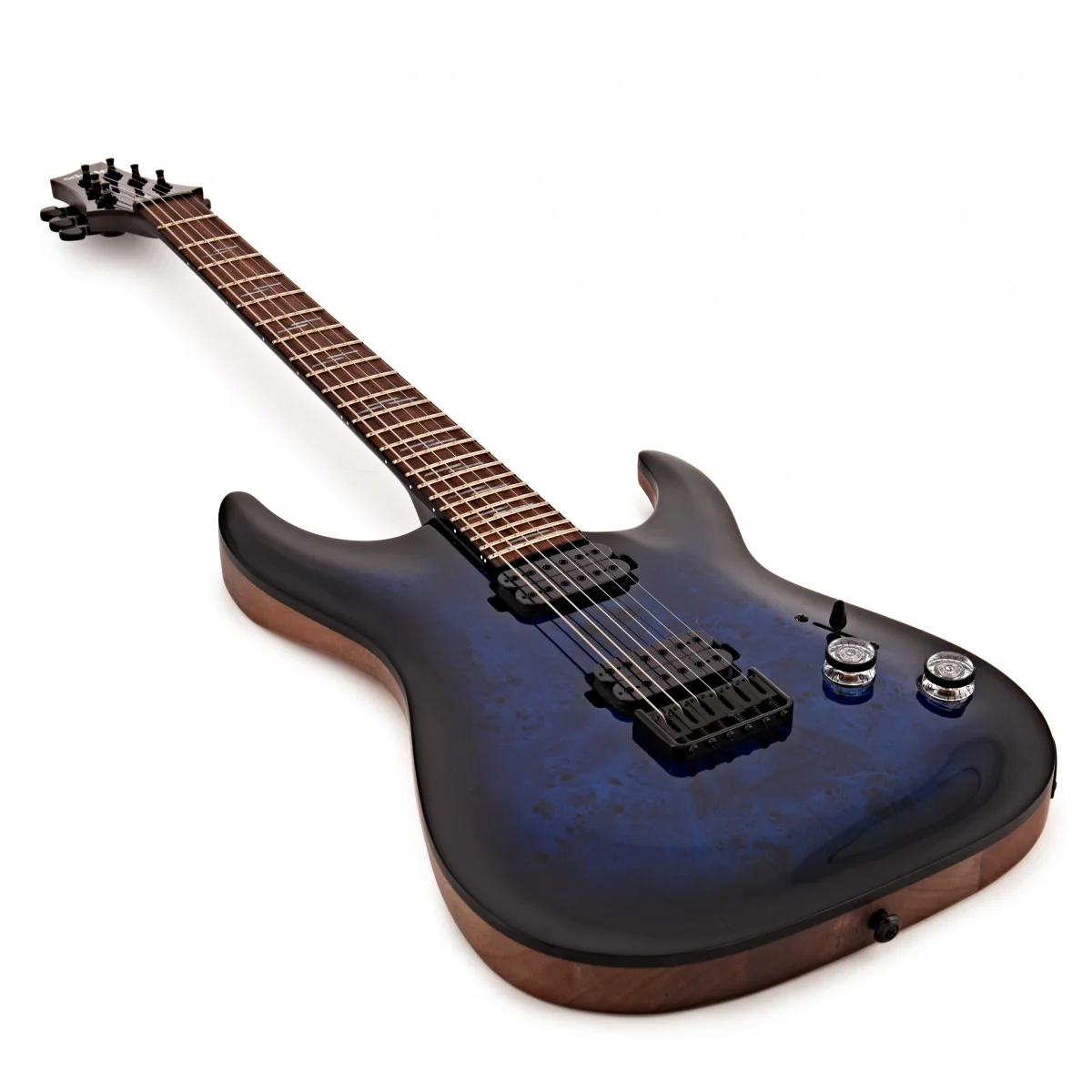 SCHECTER OMEN ELITE 6 STBB GUITARRA ELECTRICA SEE THRU BLUE BURST - Image 14
