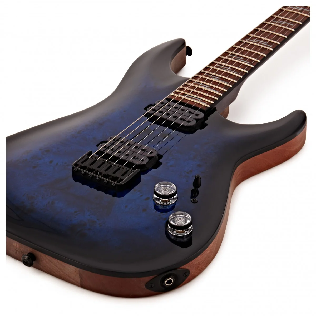 SCHECTER OMEN ELITE 6 STBB GUITARRA ELECTRICA SEE THRU BLUE BURST - Image 15