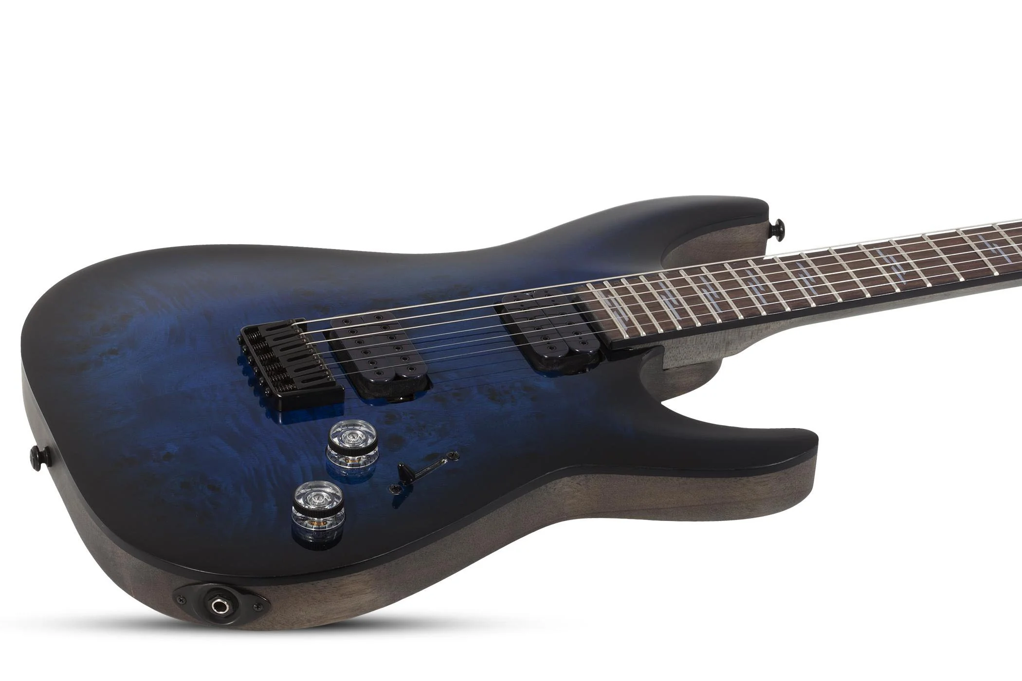 SCHECTER OMEN ELITE 6 STBB GUITARRA ELECTRICA SEE THRU BLUE BURST - Image 3