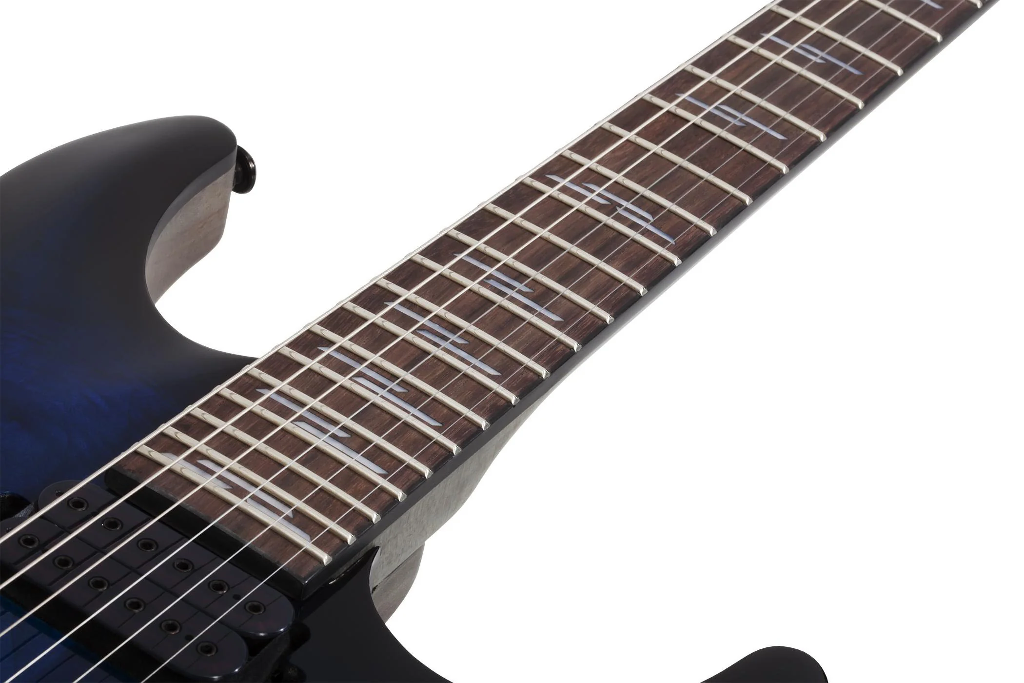 SCHECTER OMEN ELITE 6 STBB GUITARRA ELECTRICA SEE THRU BLUE BURST - Image 9