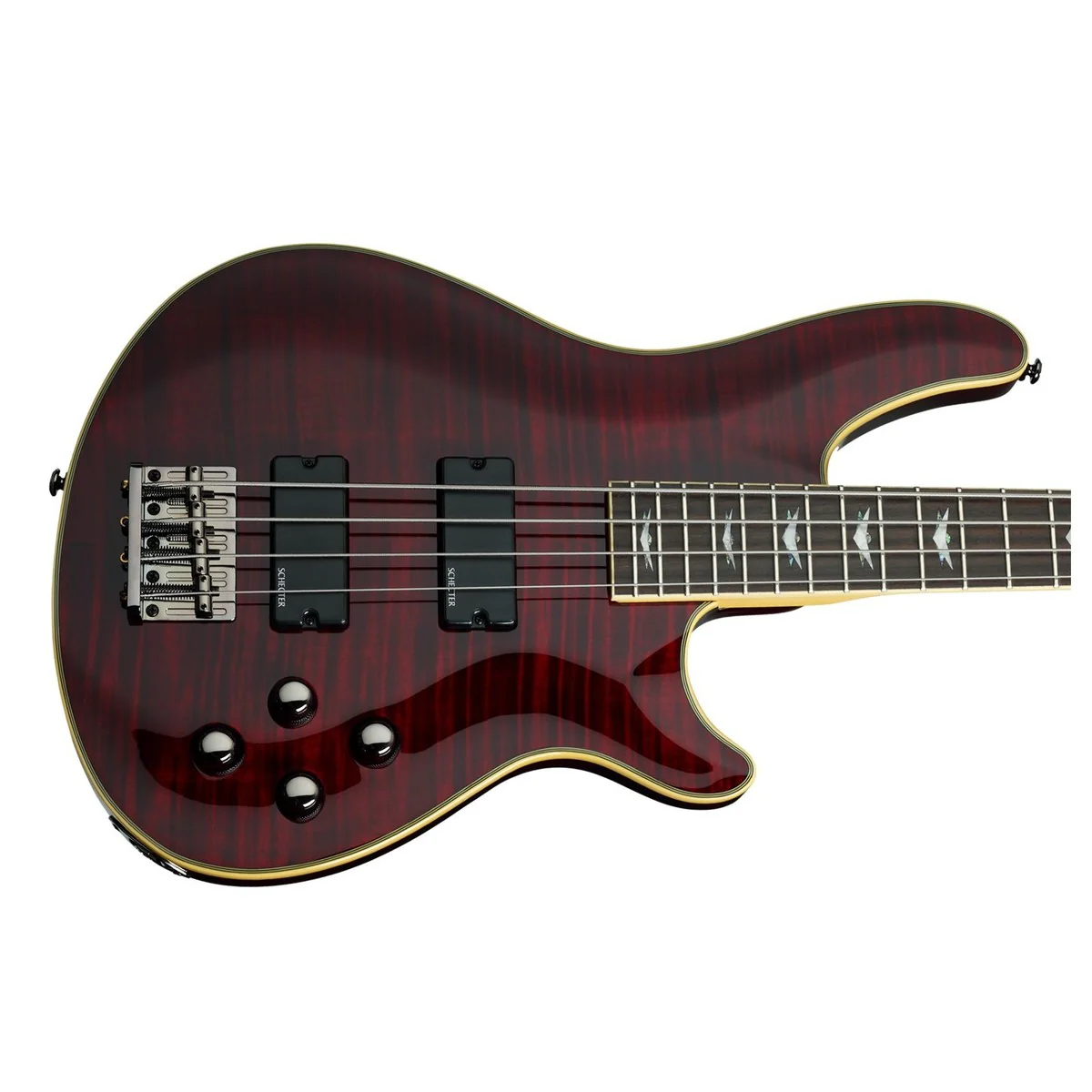 SCHECTER OMEN EXTREME 4 BCH BAJO ELECTRICO BLACK CHERRY - Image 2