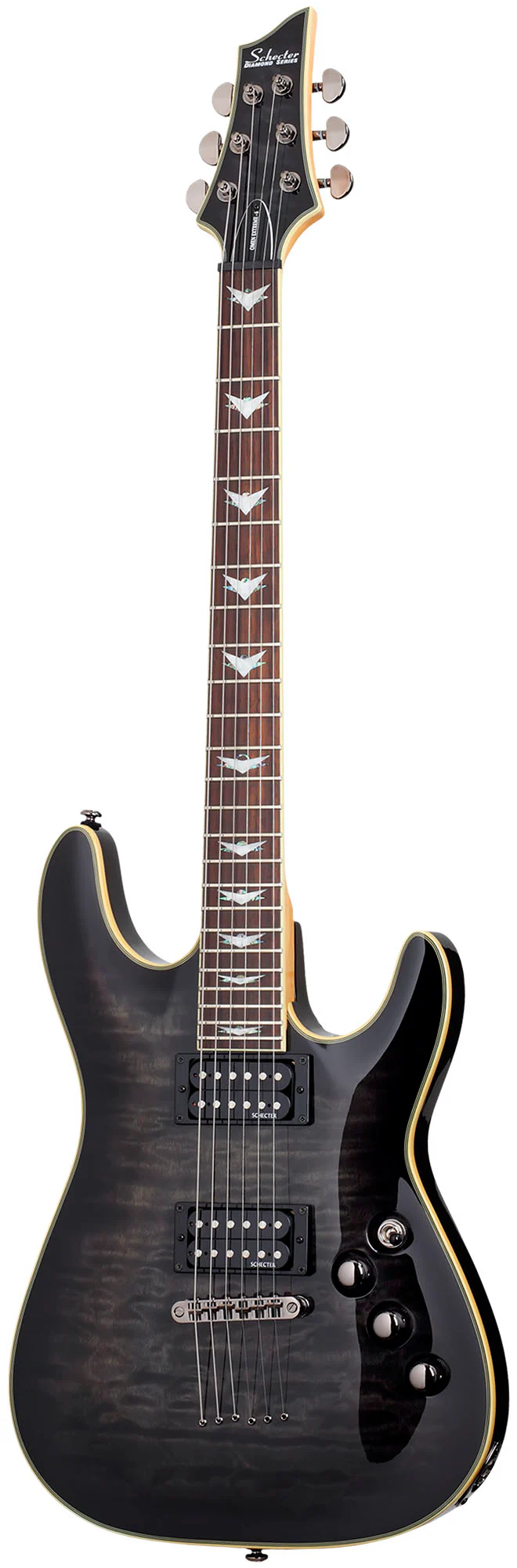 SCHECTER OMEN EXTREME 6 STBLK GUITARRA ELECTRICA SEE THRU BLACK