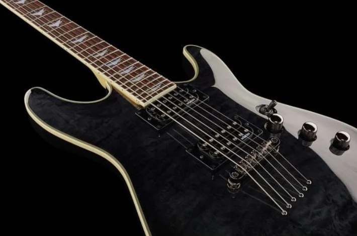 SCHECTER OMEN EXTREME 6 STBLK GUITARRA ELECTRICA SEE THRU BLACK - Image 13