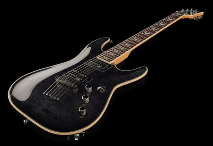 SCHECTER OMEN EXTREME 6 STBLK GUITARRA ELECTRICA SEE THRU BLACK - Image 15