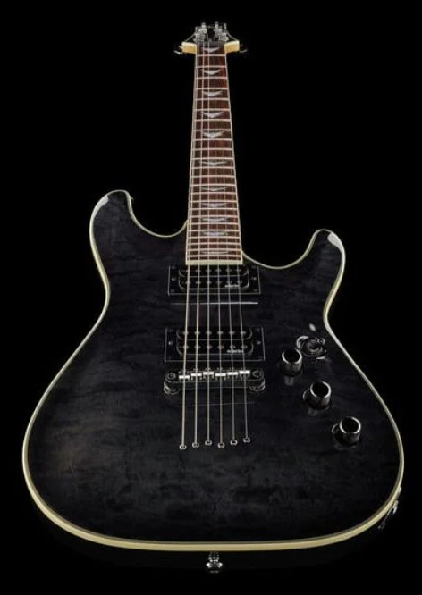 SCHECTER OMEN EXTREME 6 STBLK GUITARRA ELECTRICA SEE THRU BLACK - Image 17