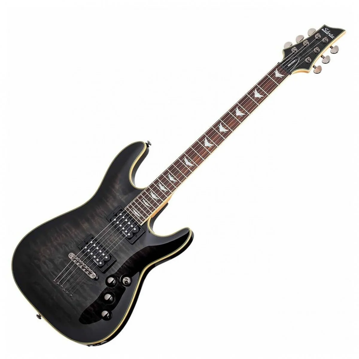 SCHECTER OMEN EXTREME 6 STBLK GUITARRA ELECTRICA SEE THRU BLACK - Image 6