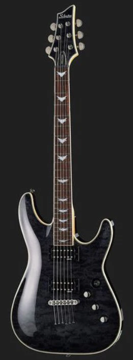 SCHECTER OMEN EXTREME 6 STBLK GUITARRA ELECTRICA SEE THRU BLACK - Image 7