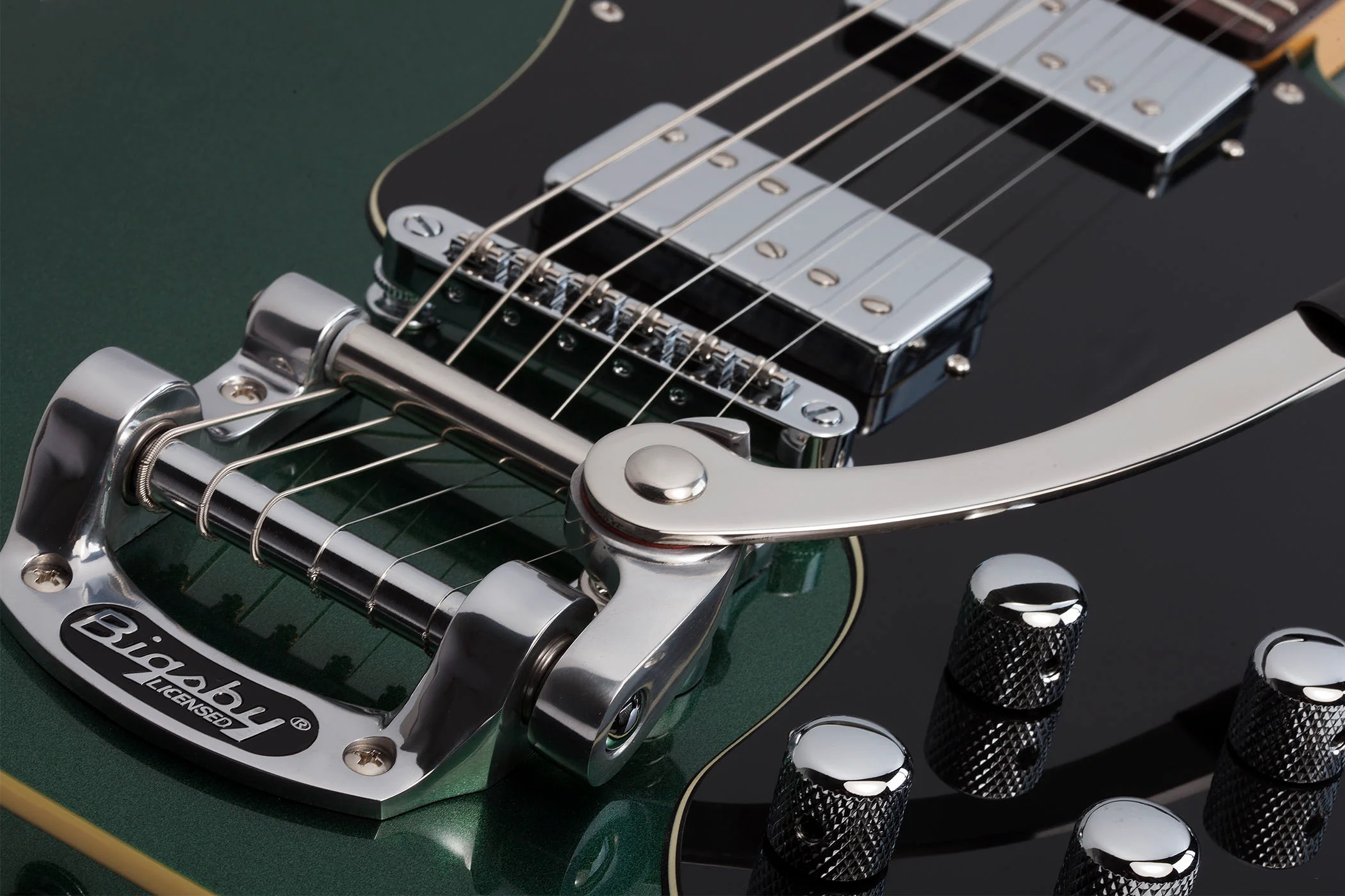 SCHECTER PT FASTBACK II B DEG GUITARRA ELECTRICA DARK EMERALD GREEN - Image 5