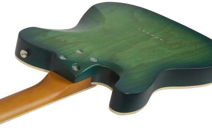 SCHECTER PT SPECIAL AQB GUITARRA ELECTRICA AQUA BURST PEARL - Image 6