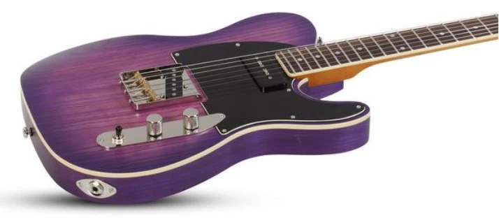 SCHECTER PT SPECIAL PBP GUITARRA ELECTRICA PURPLE BURST PEARL - Image 4