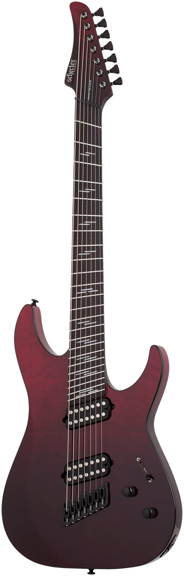 SCHECTER REAPER-7 ELITE MS BB GUITARRA ELECTRICA MULTIESCALA 7 CUERDAS BLOOD BURST