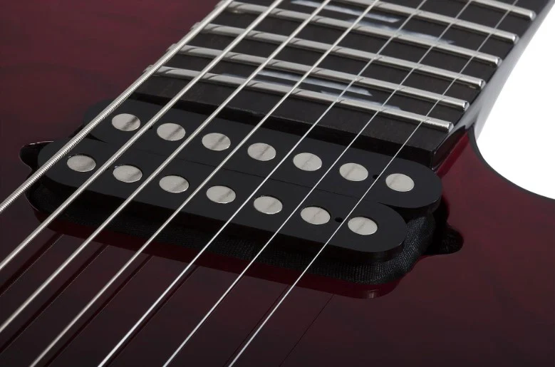 SCHECTER REAPER-7 ELITE MS BB GUITARRA ELECTRICA MULTIESCALA 7 CUERDAS BLOOD BURST - Image 5