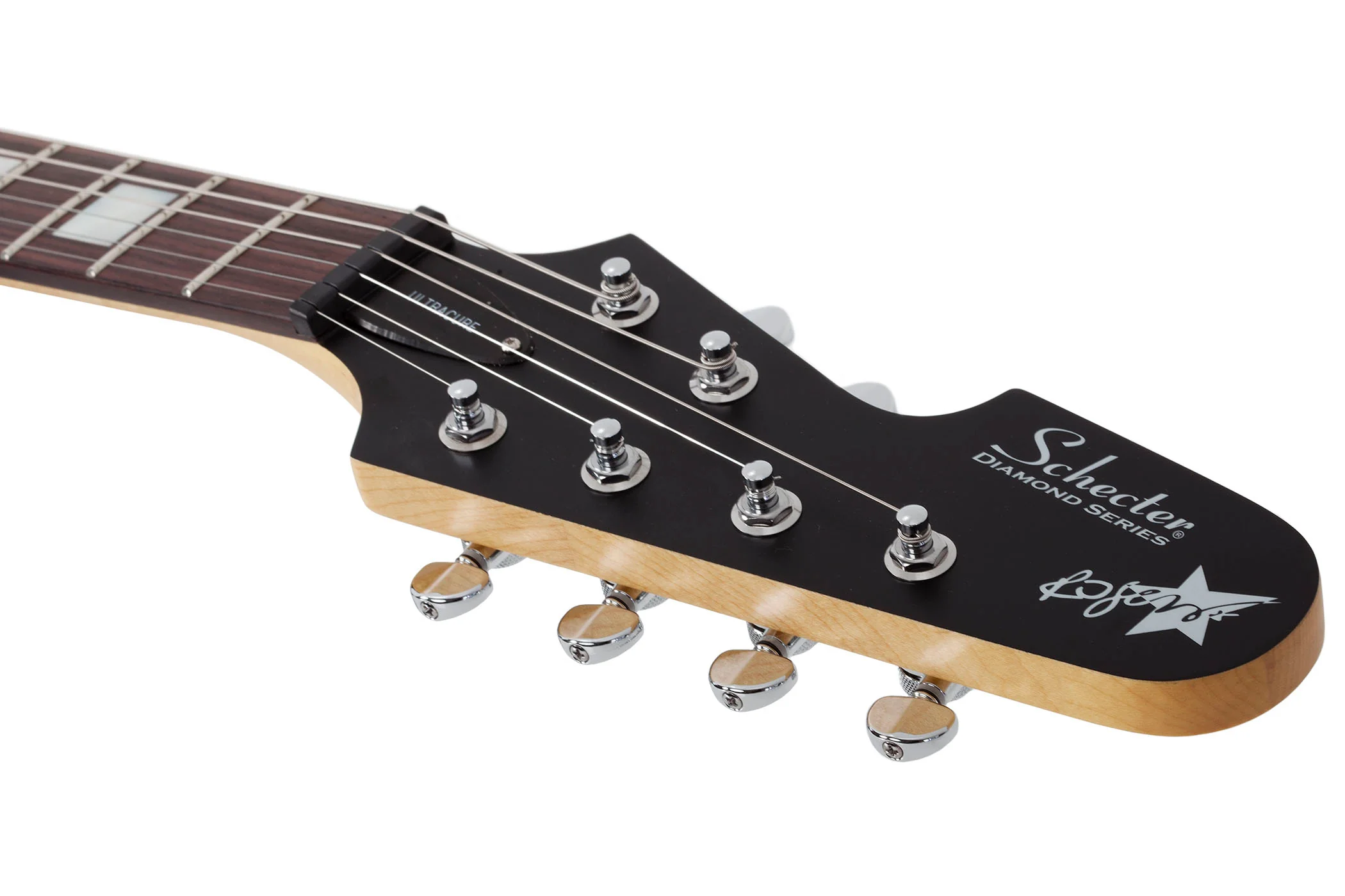 SCHECTER ROBERT SMITH ULTRACURE BLKP GUITARRA ELECTRICA BLACK PEARL - Image 11